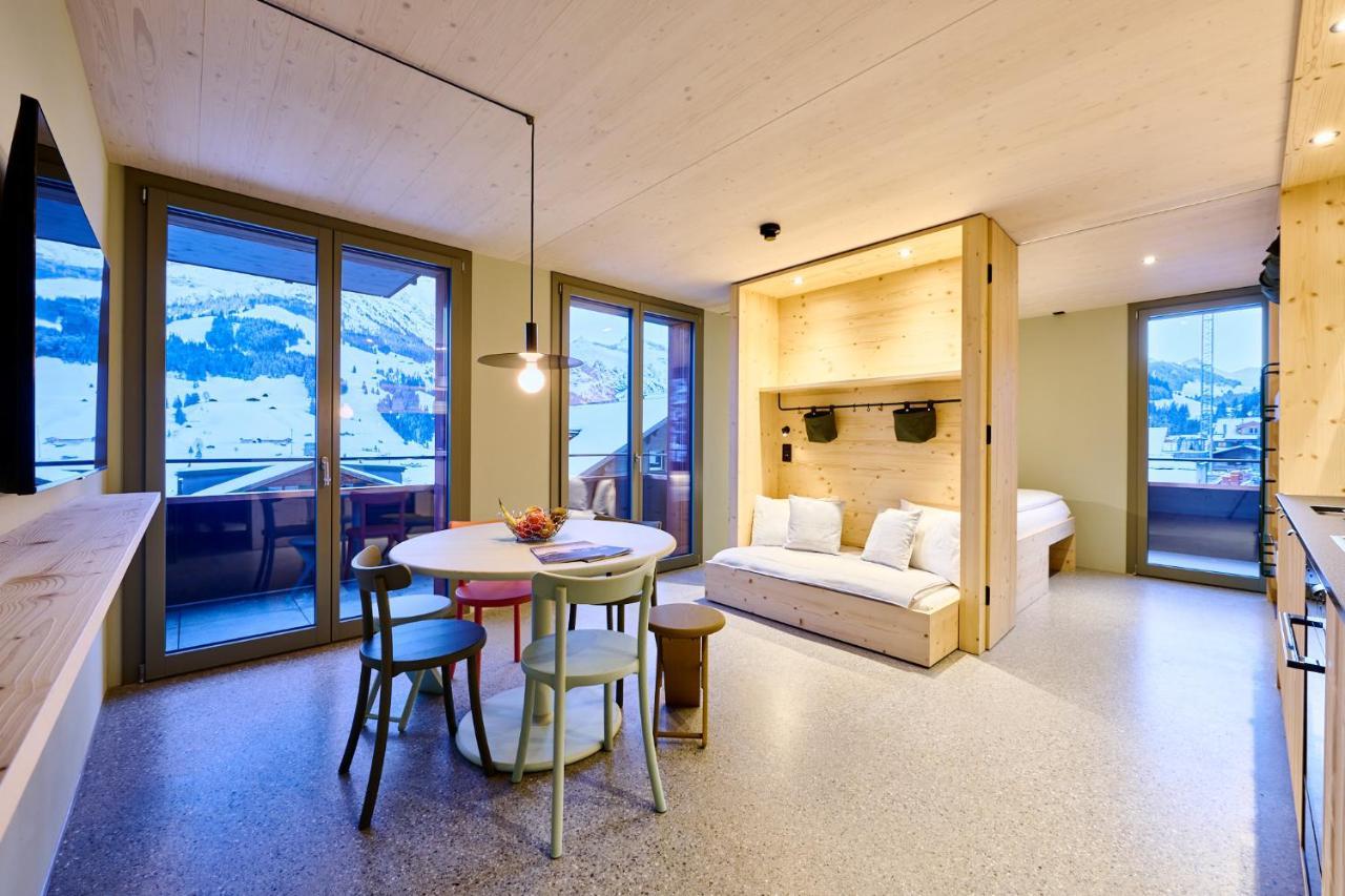Apart Hotel Adelboden Am Dorfplatz Eksteriør bilde